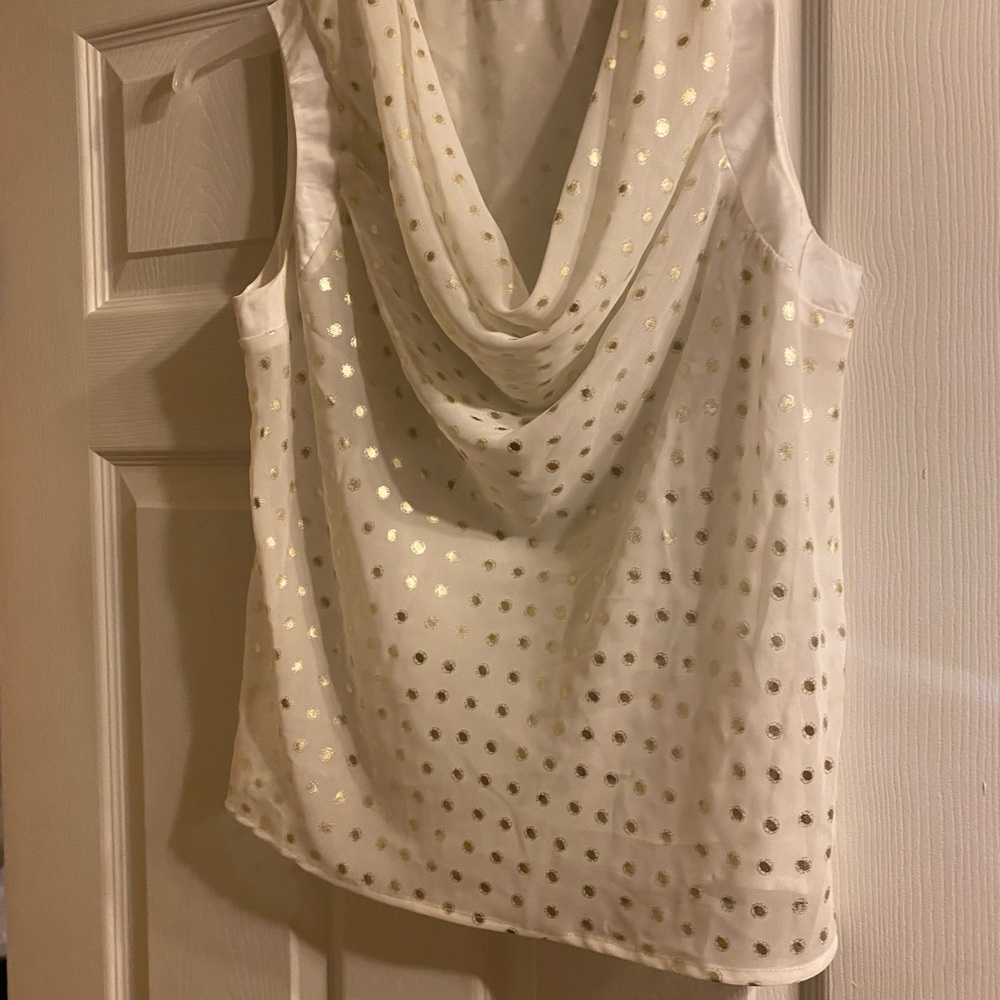 Polka diver dot blouse